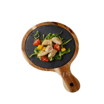 The Wood and Slate Serving Platter