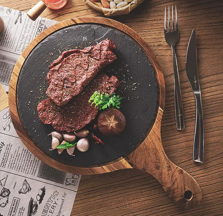 The Wood and Slate Serving Platter