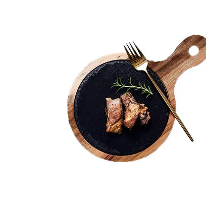 The Wood and Slate Serving Platter