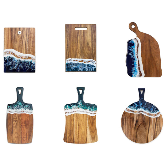 The Wood and Resin Serving Board